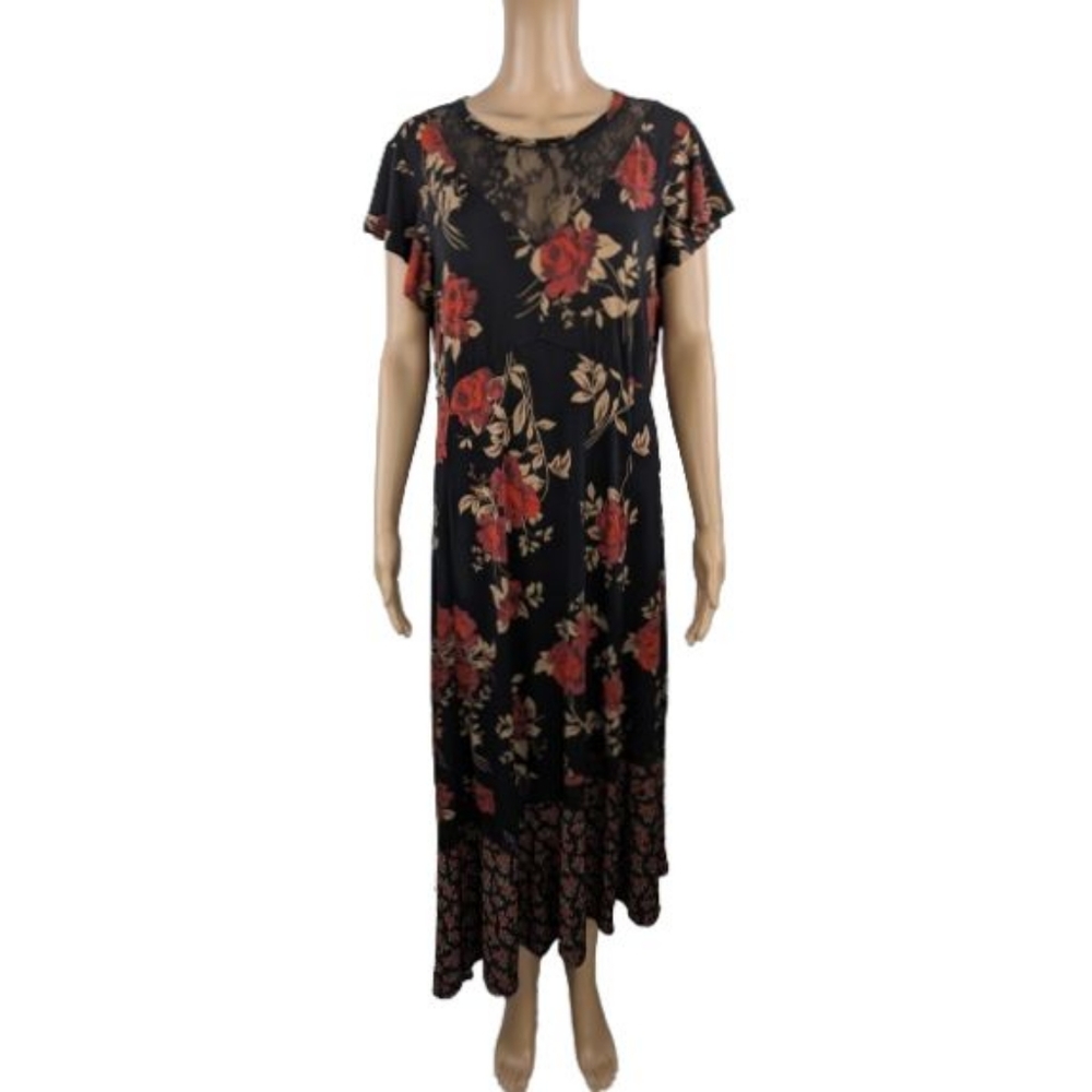 Torrid Midi Studio Asymmetrical Dress 1